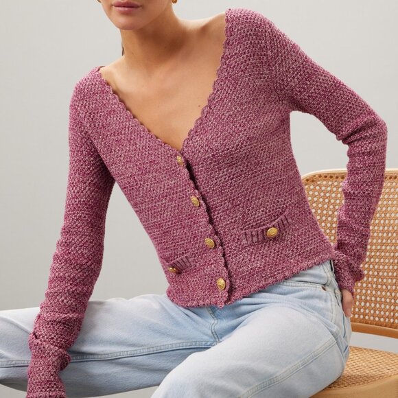 Tweed Knit Cardigan - Picture 4 of 5